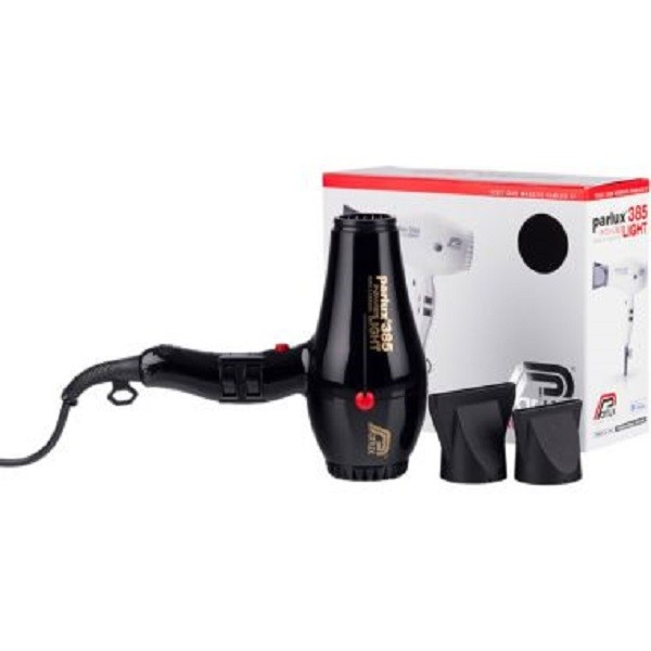 Профессиональный фен для волос Parlux 385 Powerlight 0901-385 black — Фирменный магазин Parlux в России