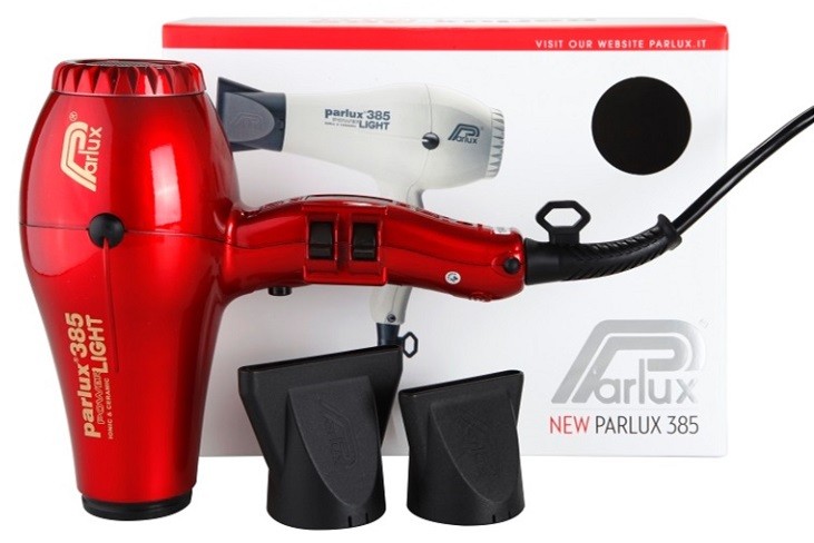 Профессиональный фен для волос Parlux 385 Powerlight 0901-385 red — Фирменный магазин Parlux в России