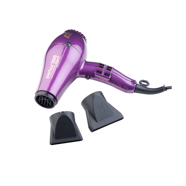 Профессиональный фен для волос Parlux 385 Powerlight 0901-385 violet &mdash; Фирменный магазин Parlux в России