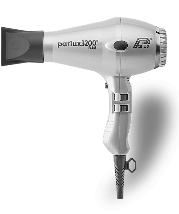 Профессиональный фен для волос Parlux 3200 Plus Silver (серебристый) — Фирменный магазин Parlux в России